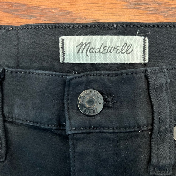 Madewell 9” High Riser Skinny Skinny Women’s Jeans Black Size 24 - Picture 9 of 16